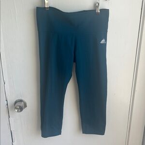 Adidas Deep Blue Leggings Size Medium (12/14)
